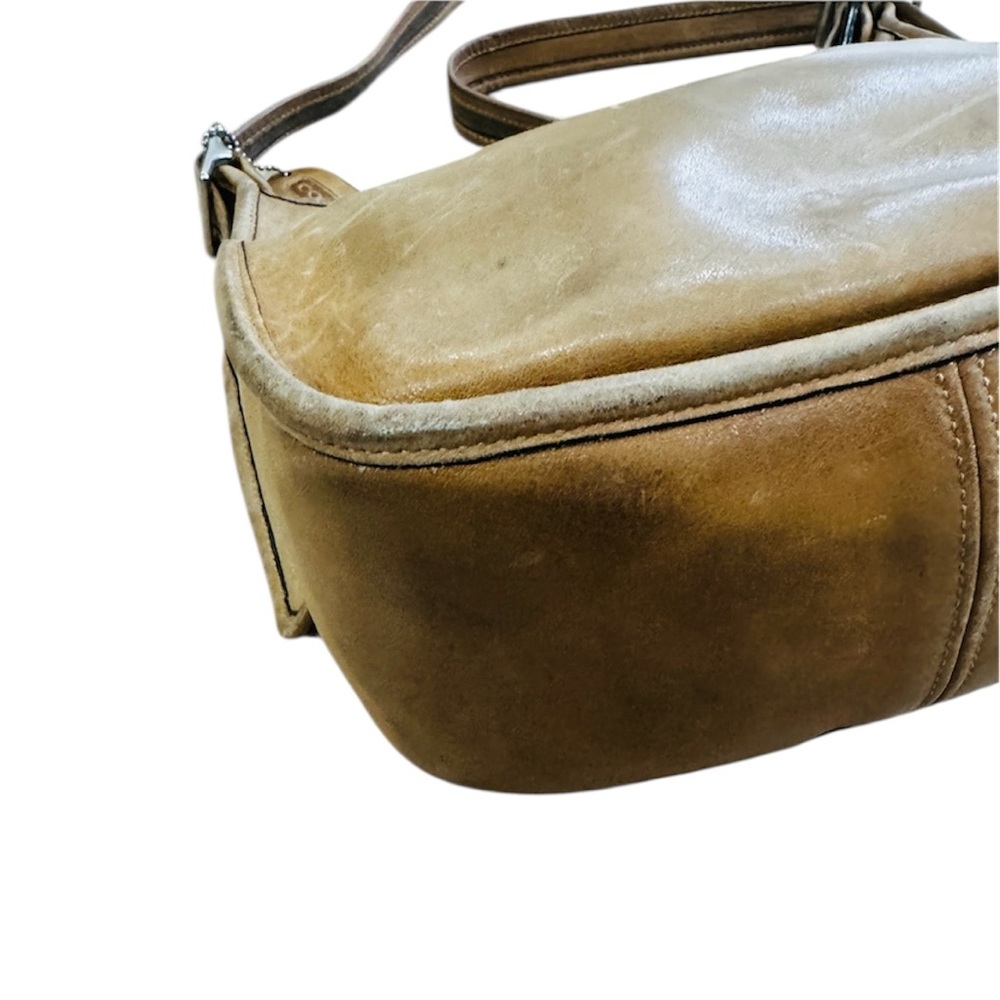 Coach vintage Janice Legacy #9950 shoulder bag in tan leather - Picture 5 of 14